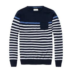 Men's Fashion Pocket Pullover Sweater