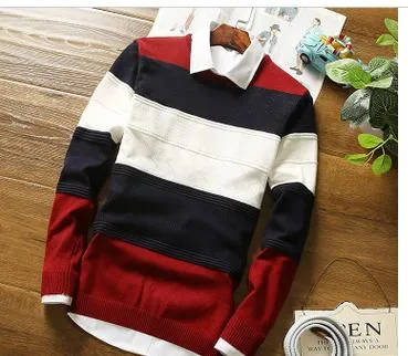 Men's Round Collar Sweater