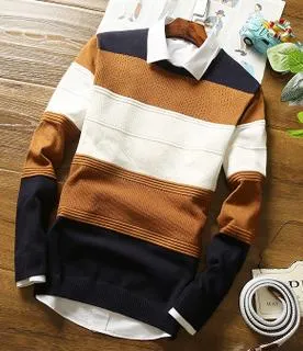 Men's Round Collar Sweater