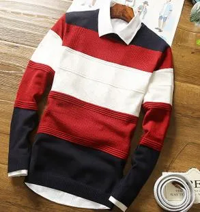 Men's Round Collar Sweater