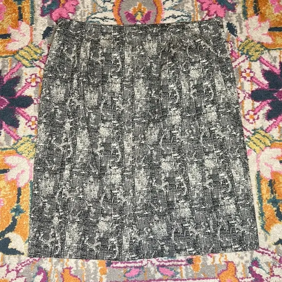 MM Lafleur NoHo Crackle Straight Pencil Skirt New Size 12