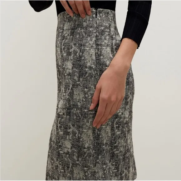 MM Lafleur NoHo Crackle Straight Pencil Skirt New Size 12