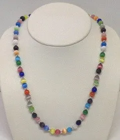 Multi Color Fiber Optic Necklace (6mm)