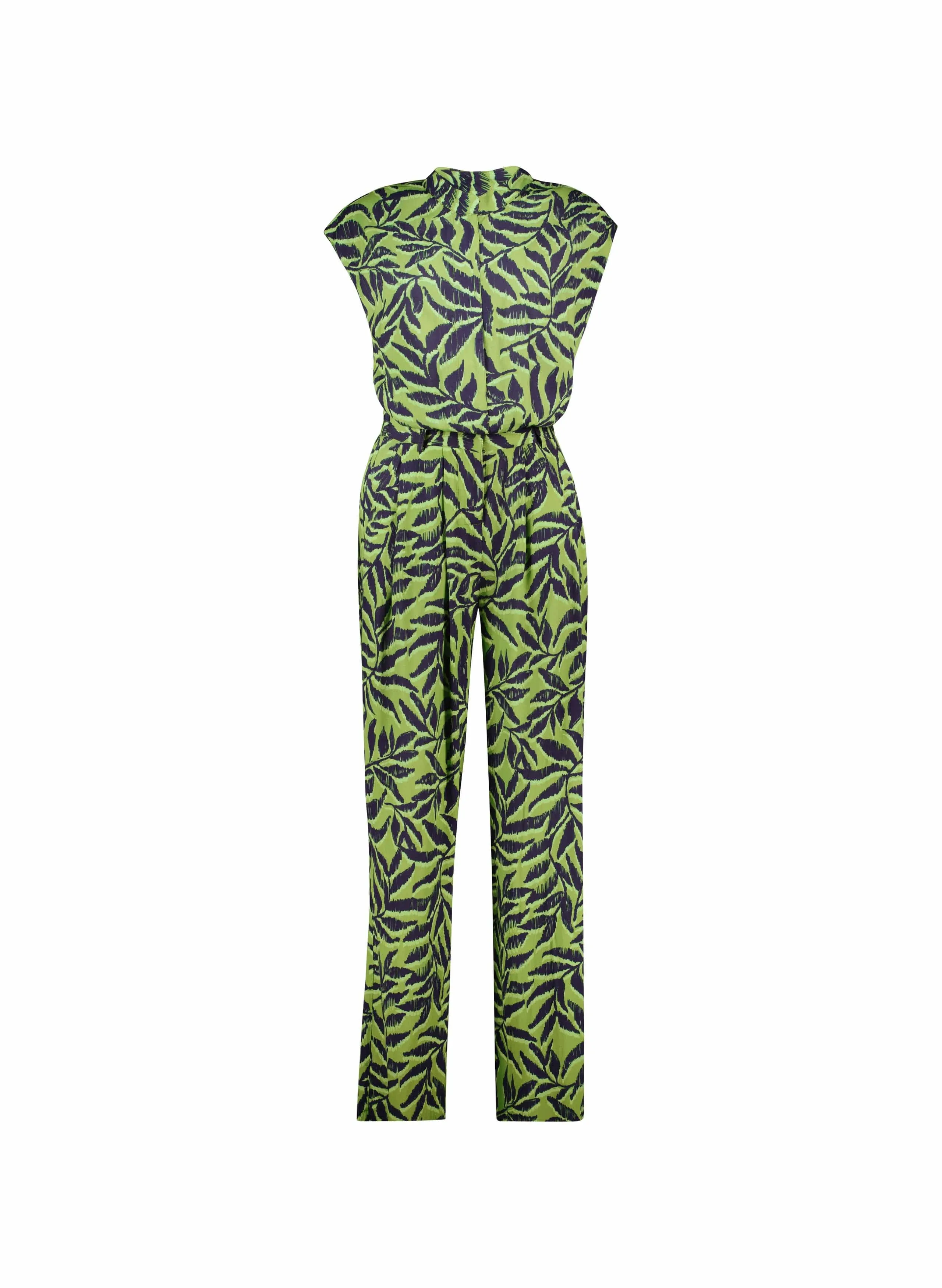 Nadine LENZING™ ECOVERO™ Jumpsuit | Green Foliage