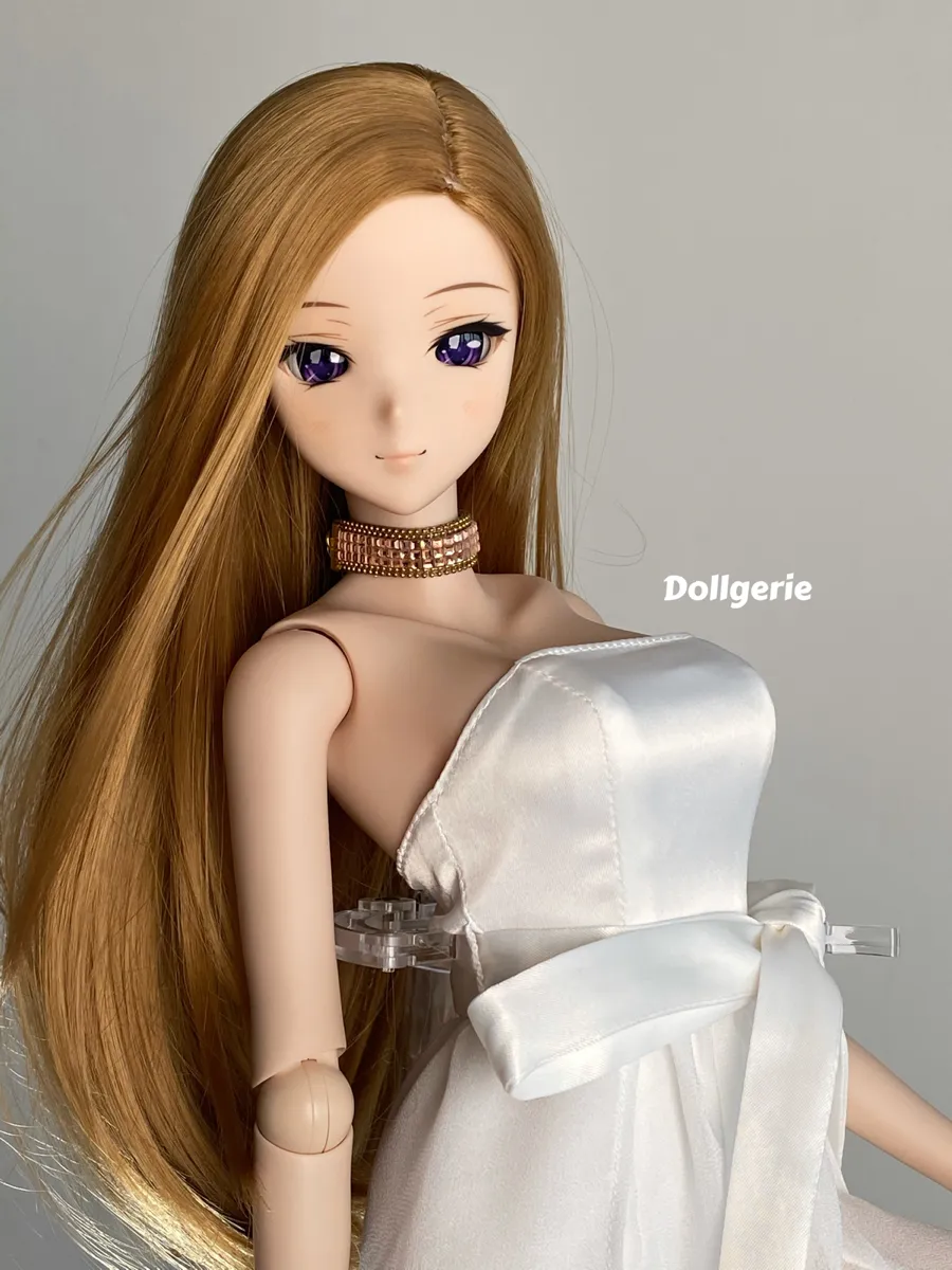 Off Shoulder White Big Bow Jumpsuit for SmartDoll