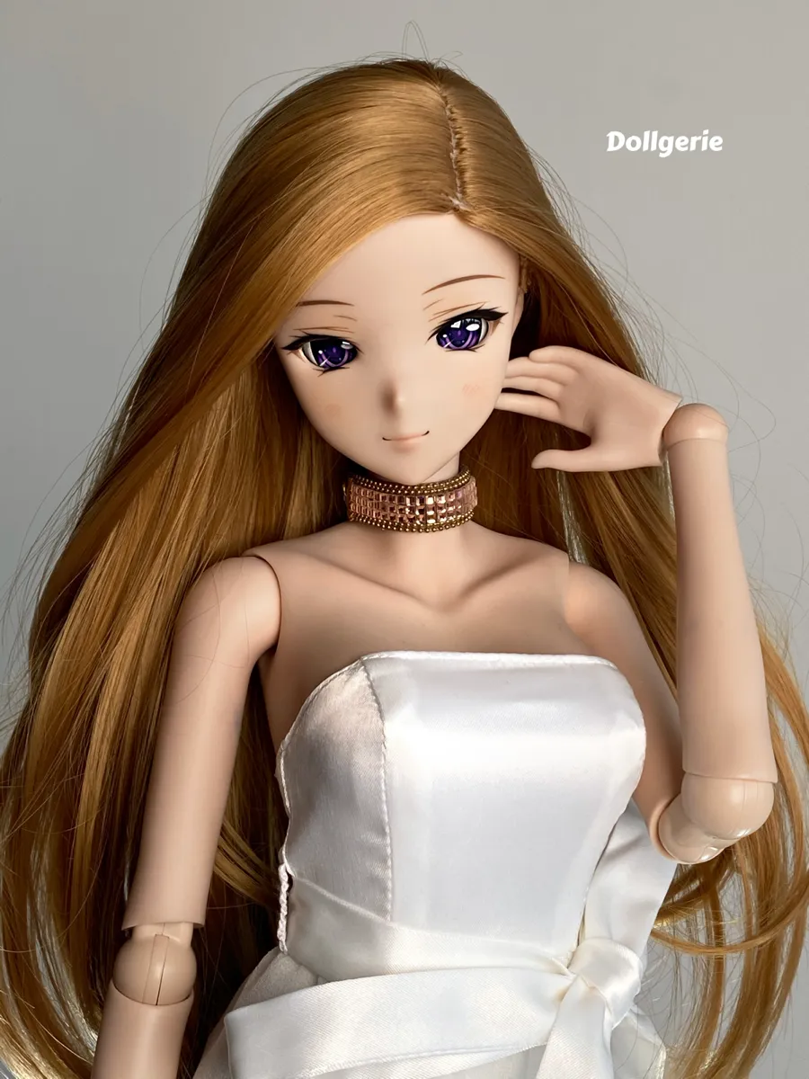 Off Shoulder White Big Bow Jumpsuit for SmartDoll