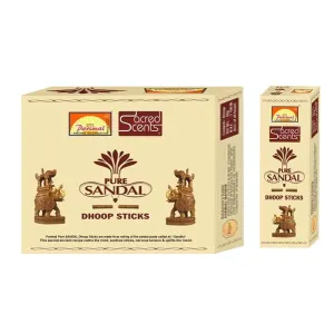 Parimal Sacred Scents Natual Pure Sandal Dhoop Sticks Box