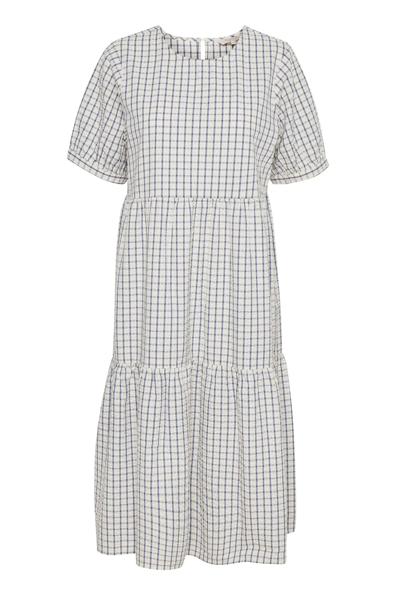 Part Two Iane Dress (Grey Blue Check) - FINAL SALE