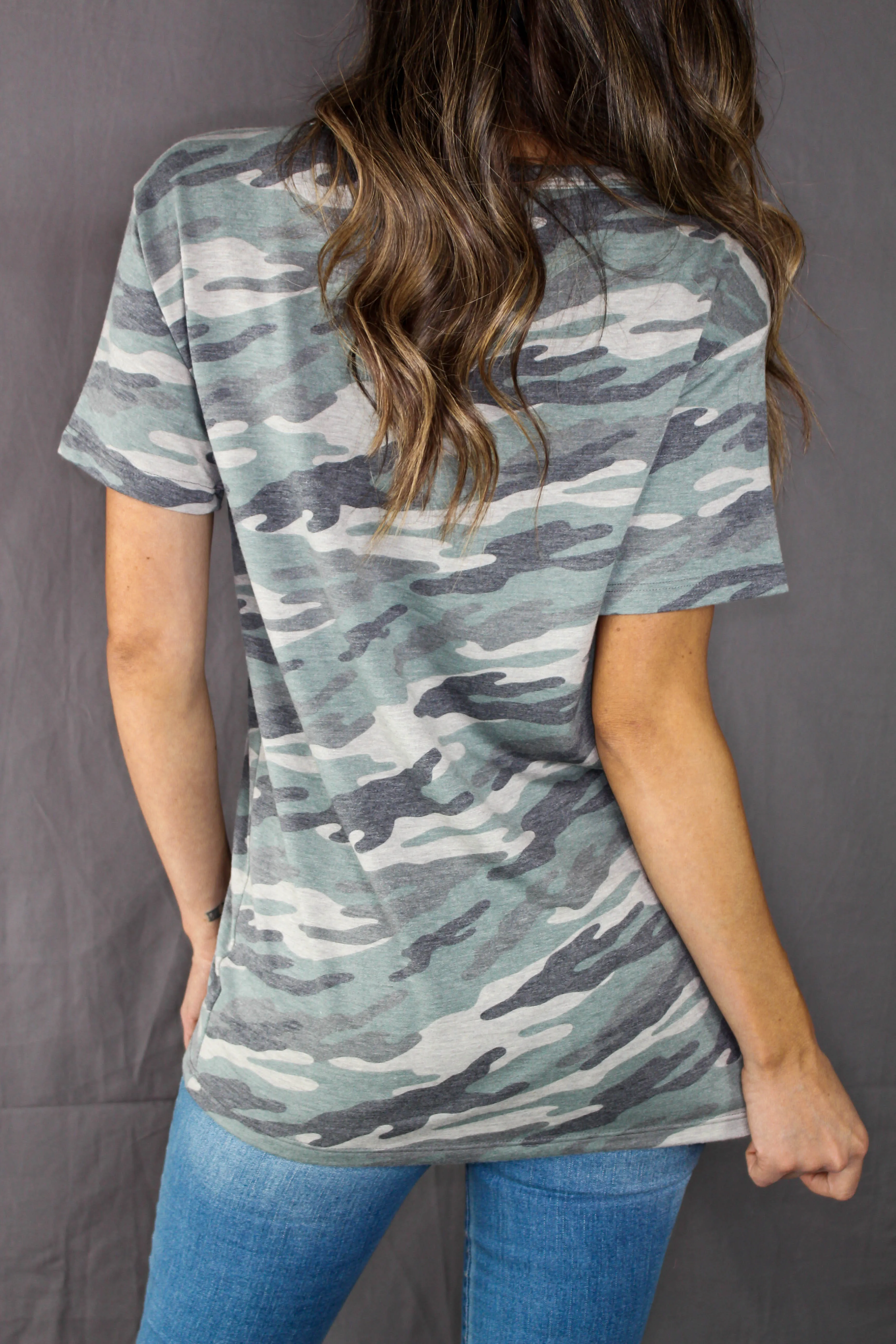 Pelham Camouflage V Neck