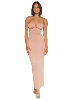 Petal Long Slip Dress ::RET