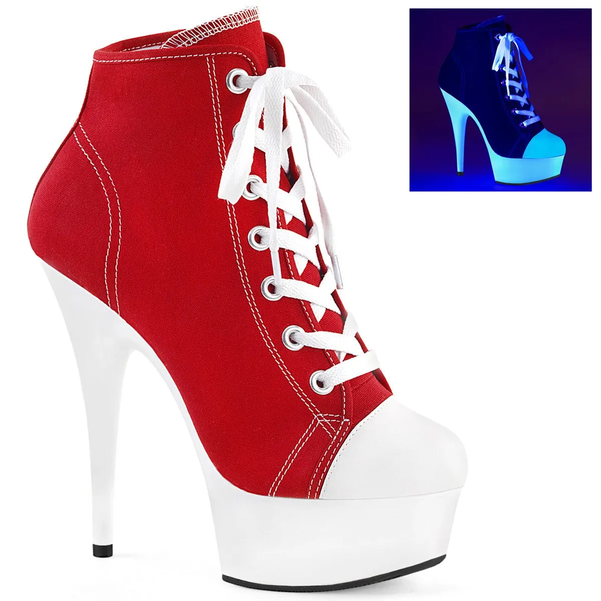 Pleaser Delight 600SK Red