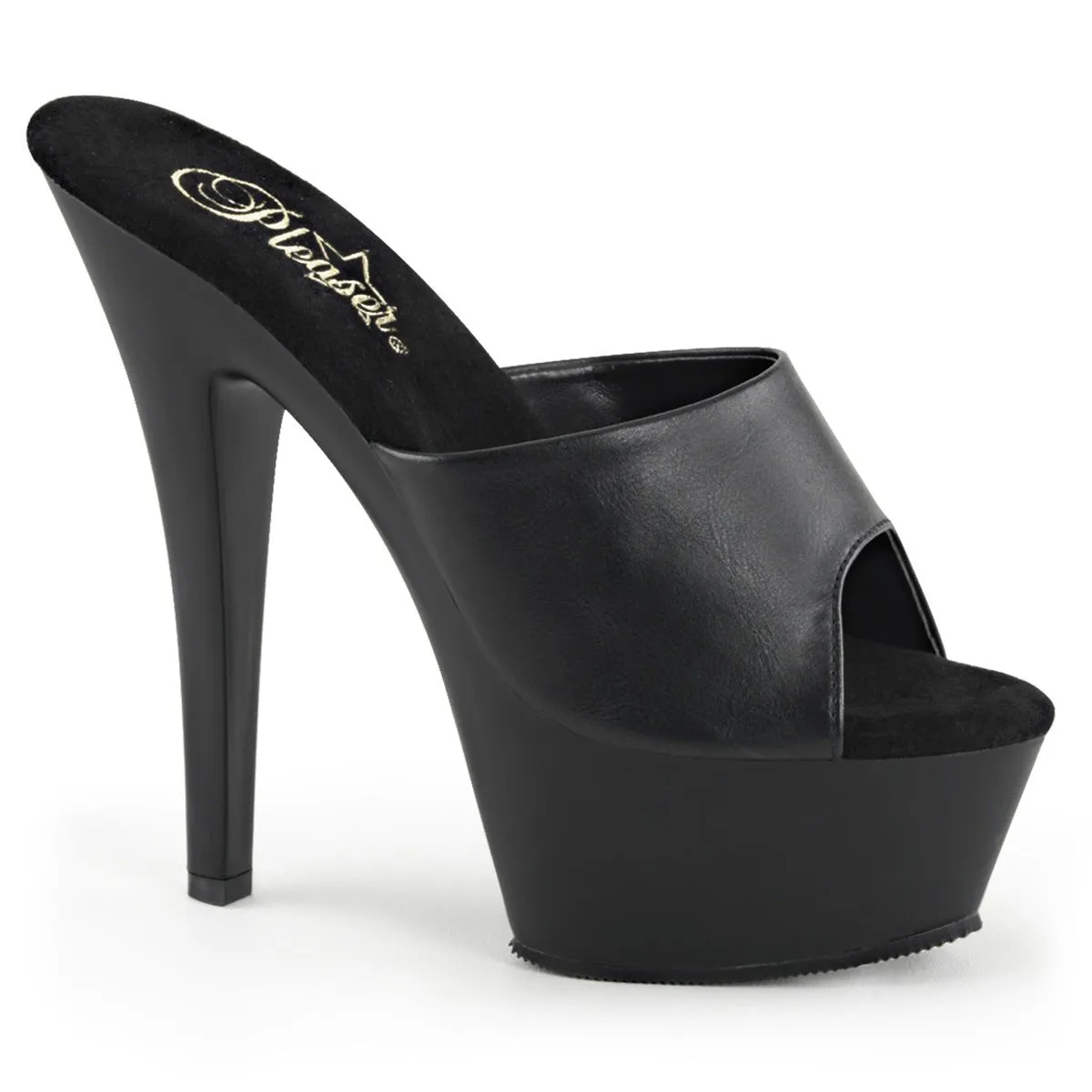 Pleaser Kiss 201 Black Matte