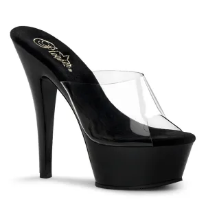Pleaser Kiss 201 Clear/Black