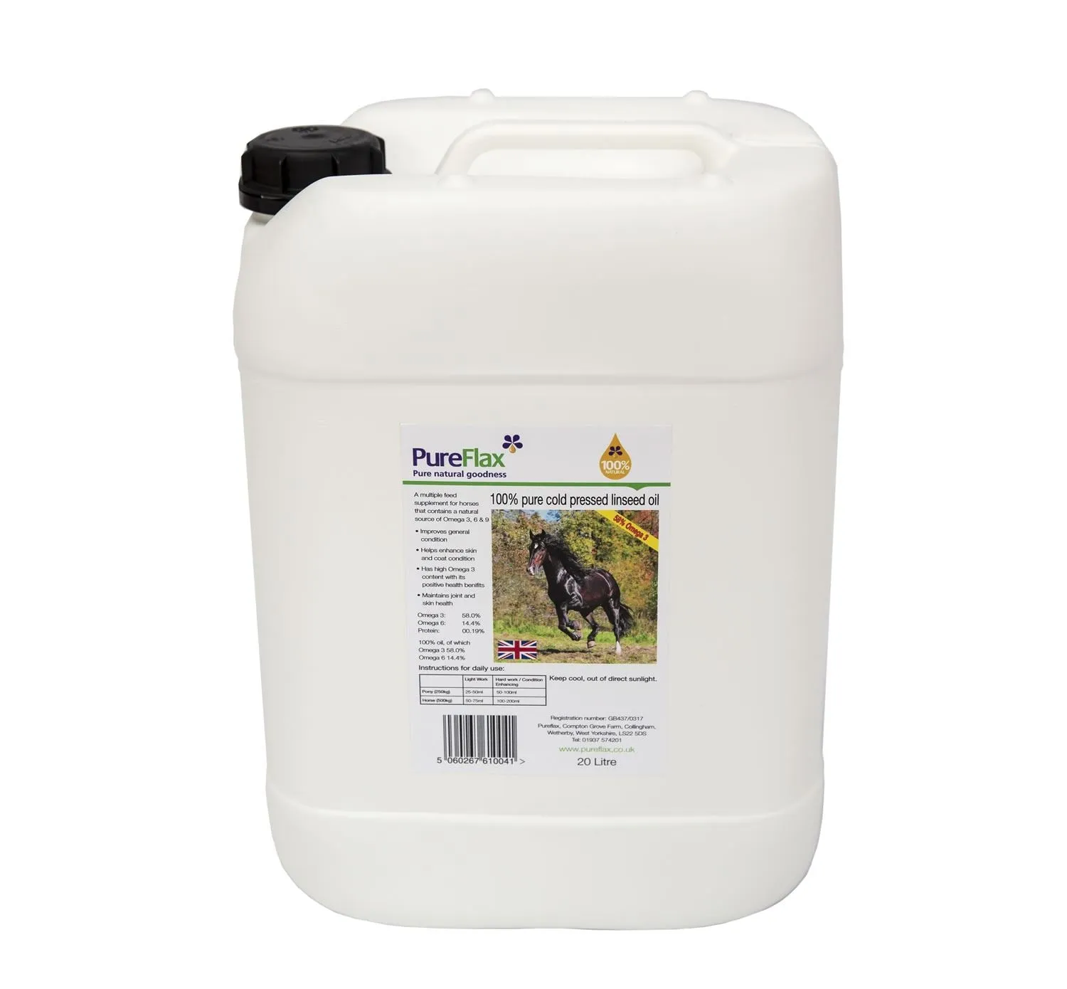 Pureflax Linseed Oil For Horses