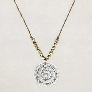 Ray of Bright Necklace, Golden Pyrite