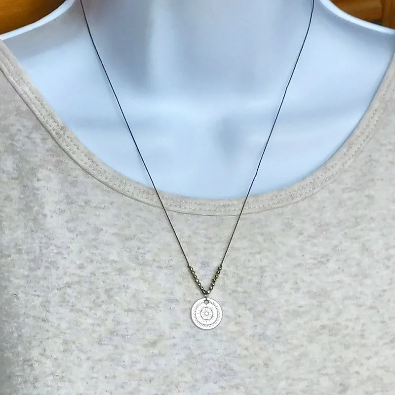 Ray of Bright Necklace, Golden Pyrite