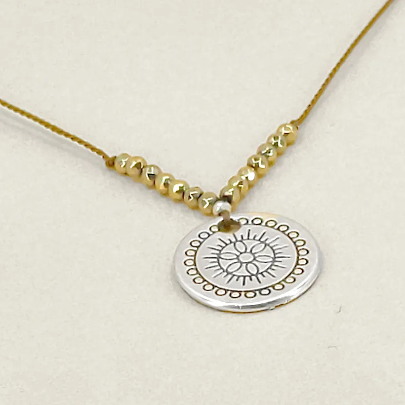 Ray of Bright Necklace, Golden Pyrite