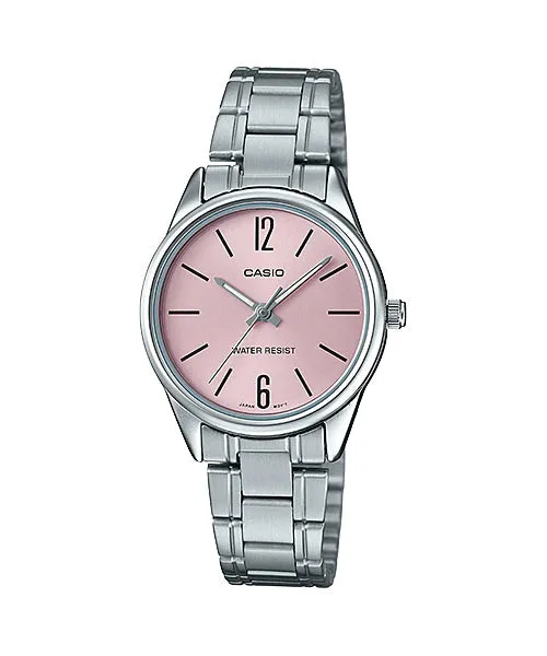 Reloj casual correa de Acero inoxidable LTP-V005D-4B