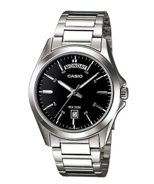 Reloj casual correa de Acero inoxidable MTP-1370D-1A1V