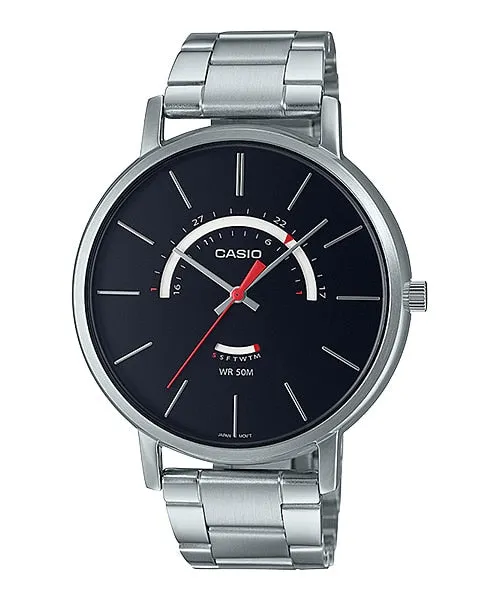 Reloj casual correa de Acero inoxidable MTP-B105D-1AV