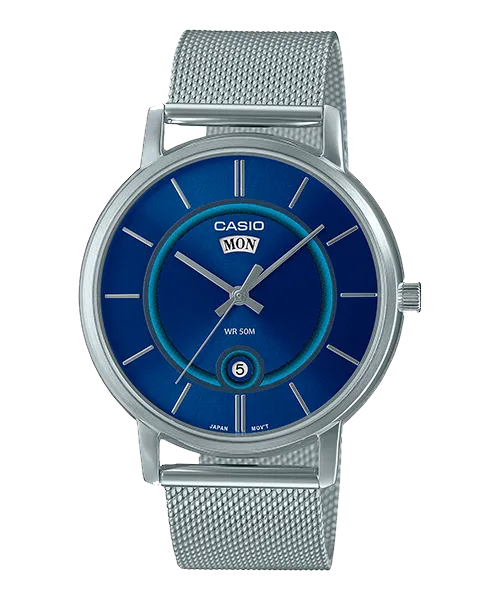 Reloj casual correa de Acero inoxidable MTP-B120M-2AV