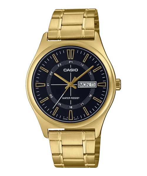 Reloj casual correa de Acero inoxidable MTP-V006G-1C