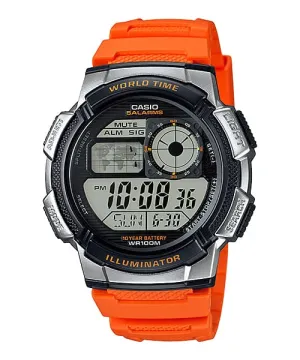 Reloj casual correa de resina AE-1000W-4BV