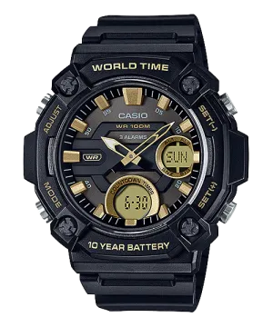Reloj casual correa de resina AEQ-120W-9AV