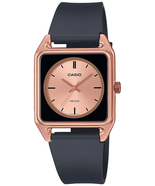 Reloj casual correa de resina MTP-B170-5EV