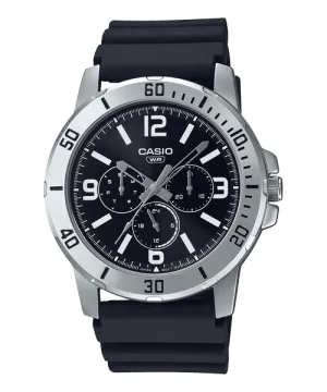 Reloj casual correa de resina MTP-VD300-1B