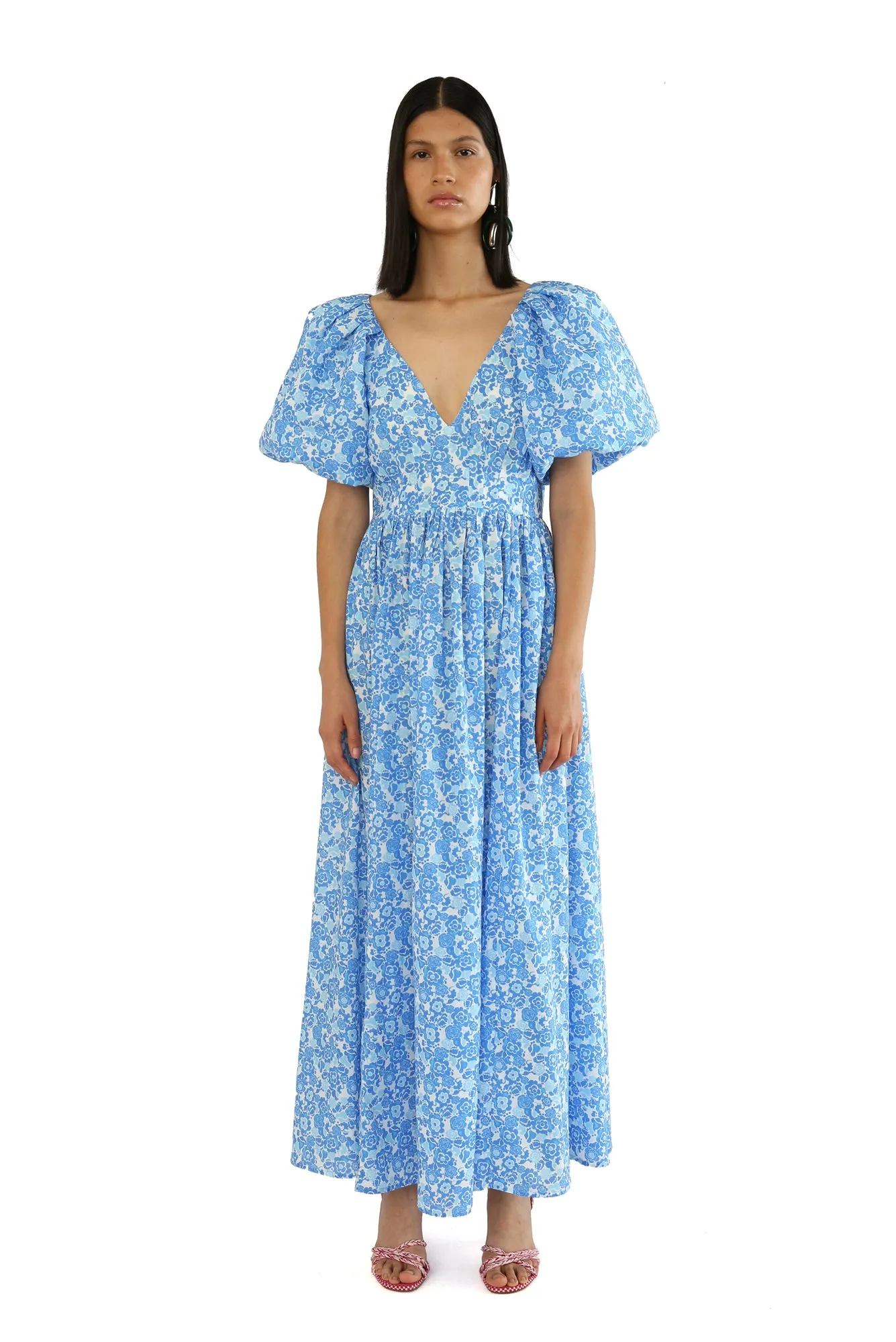 Rococo Dress in Lavanda Print
