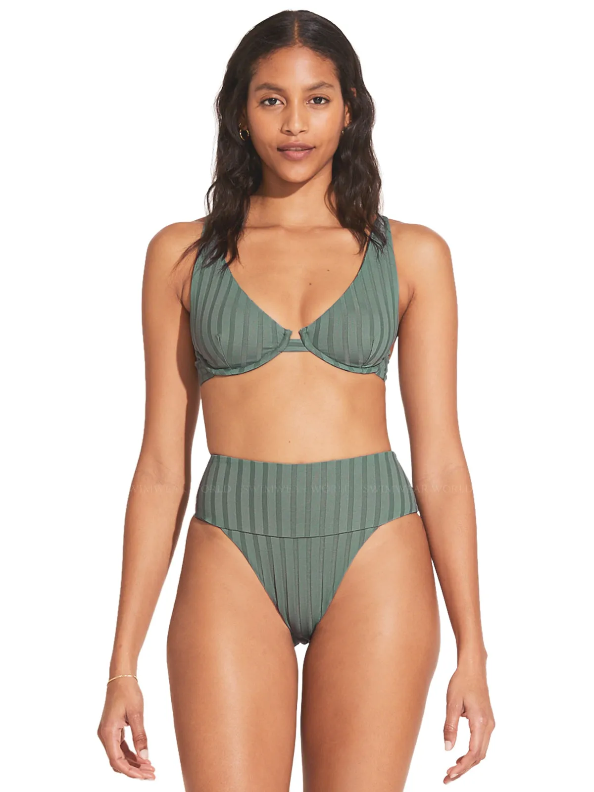 Rossi Halter Underwire-Emmi High Waist Bikini ::RET