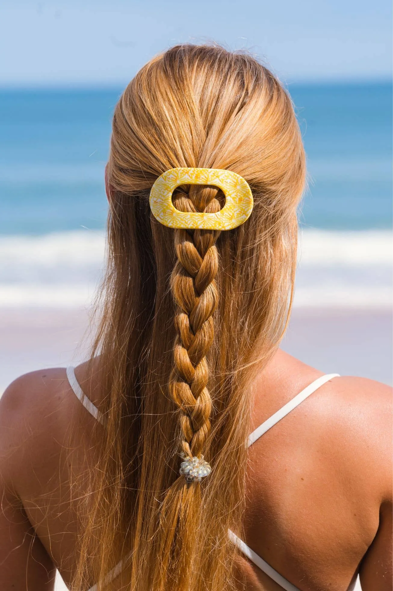 Round Flat Hair Clip | Small | Fun in the Sun