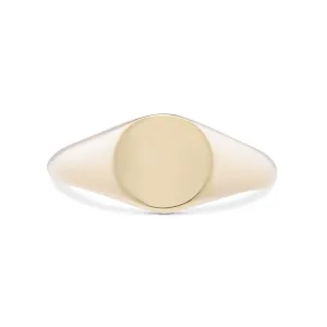 Round Signet Ring
