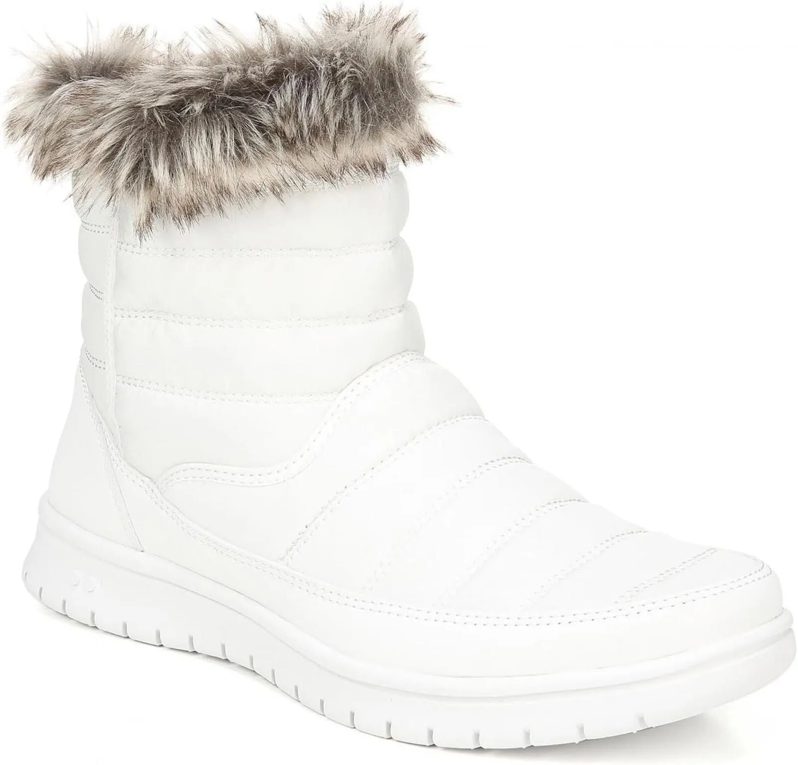 Ryka Women's SUZY Winter Faux Fure Boot G4508M1 White 10M