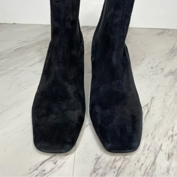 Sam Edelman Lani Black Suede Chelsea Bootie 5 1/2
