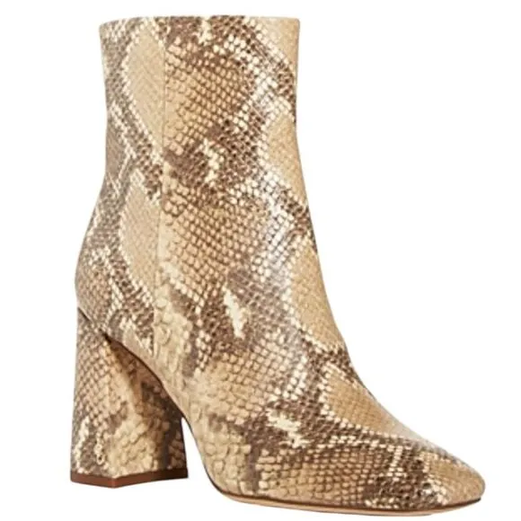 SAM EDELMAN Daruby Bootie in Wheat Snake