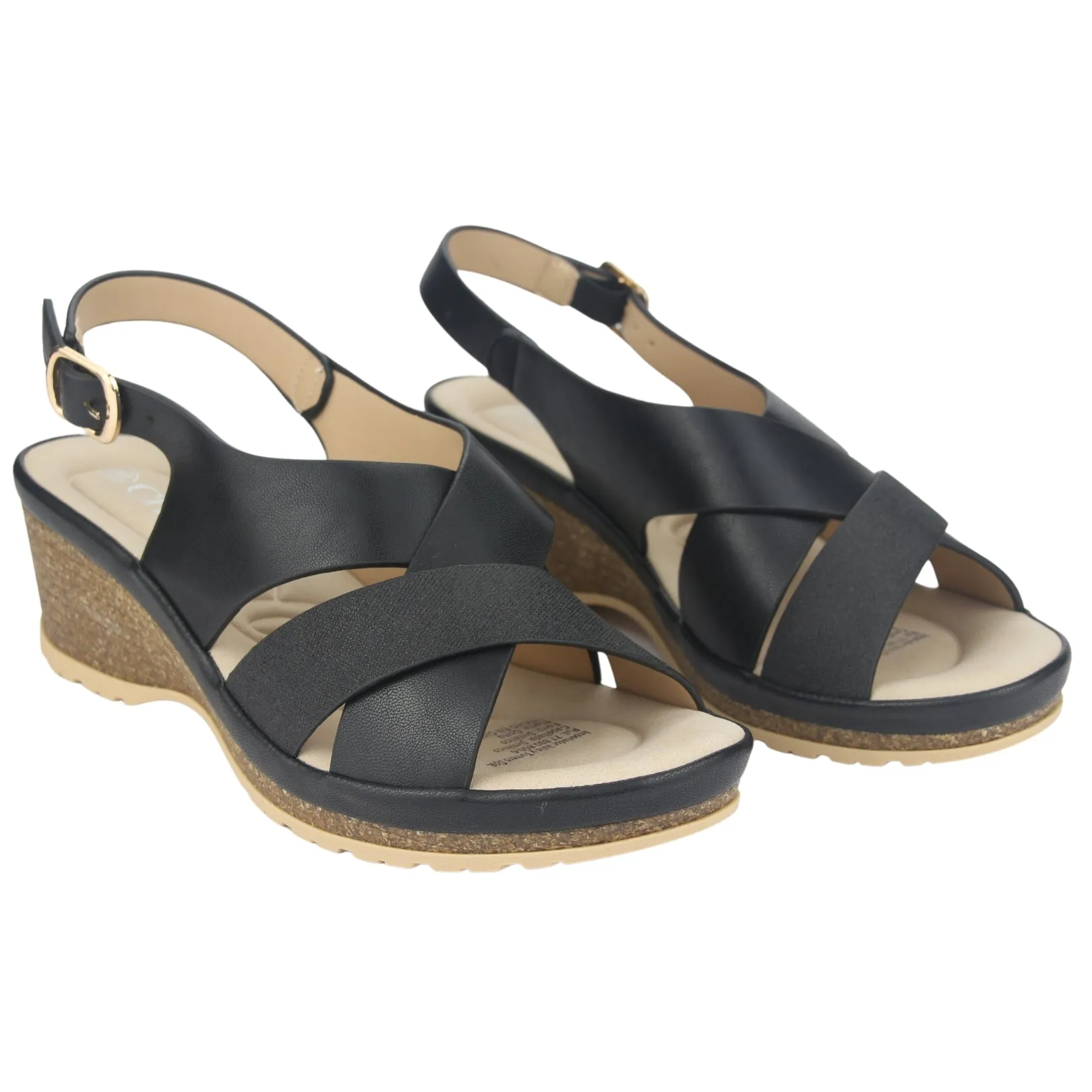 Sandalia Chalada Mujer Ica-30 Negro Casual
