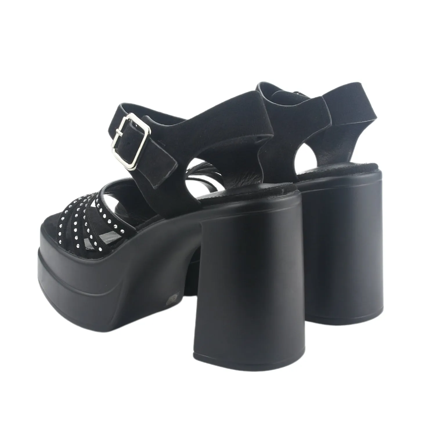 Sandalia Chalada Mujer Vizze-2 Negro Casual