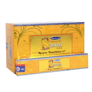 Satya Natural Sandal (Chandan) 15g | Full Box (12x12)
