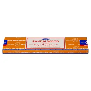 Satya Sandal Wood 15g | 1 Pack (12 Sticks)