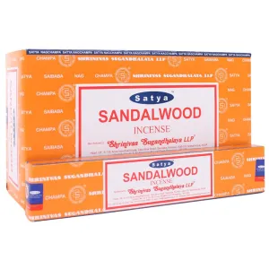 Satya Sandal Wood 15g | Full Box (12x12)