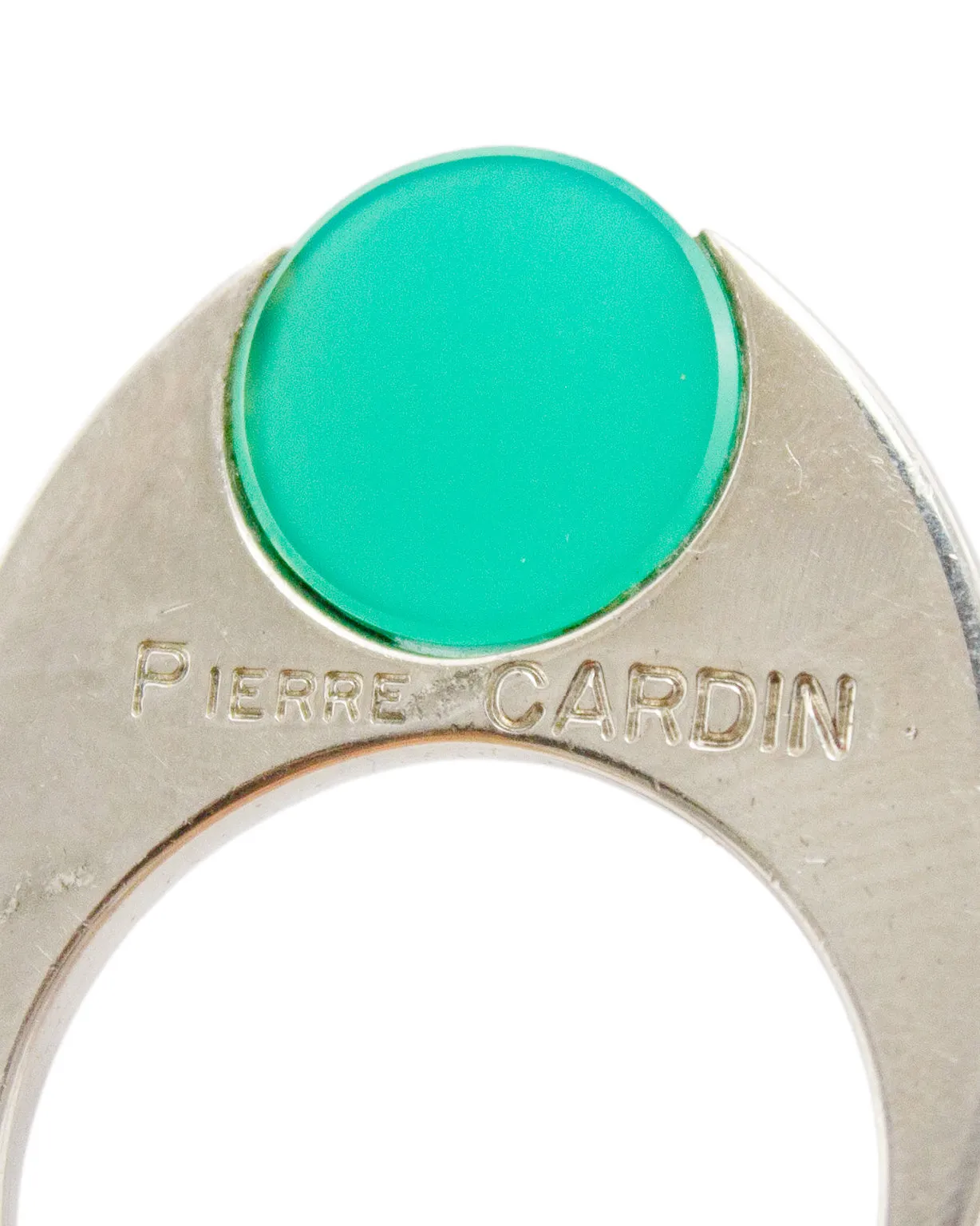 Set of Sterling Silver Green and Orange Chalcedony Rings
