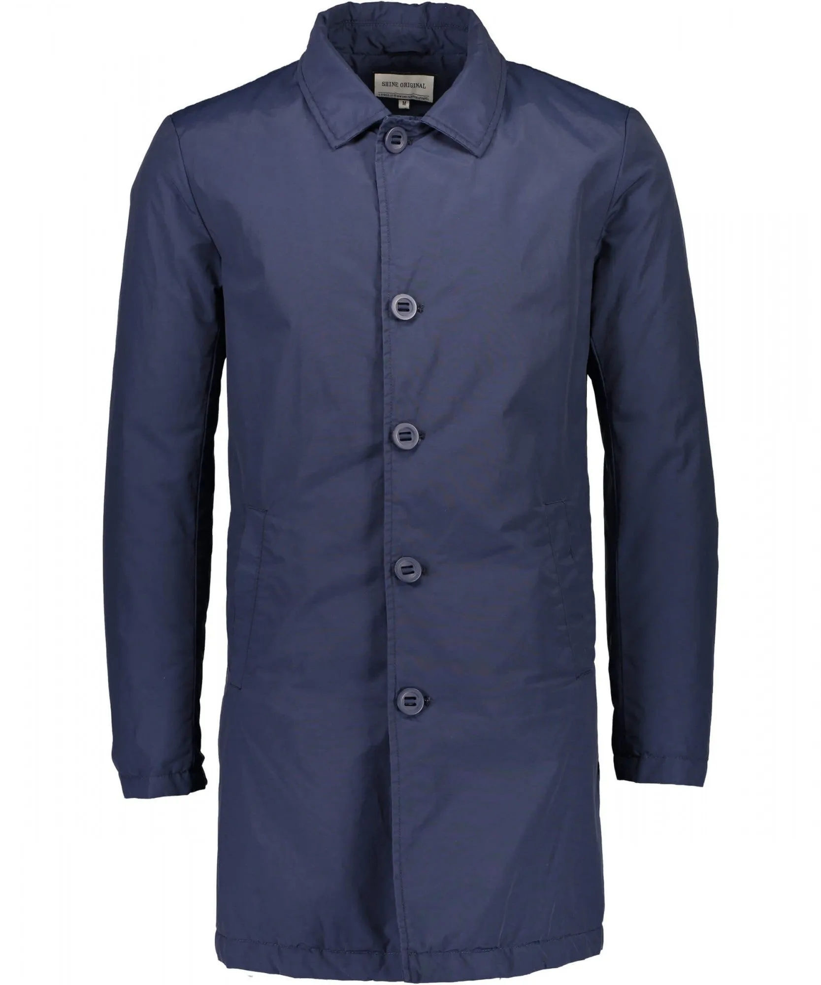 Shine Original Mac Coat Travis Navy