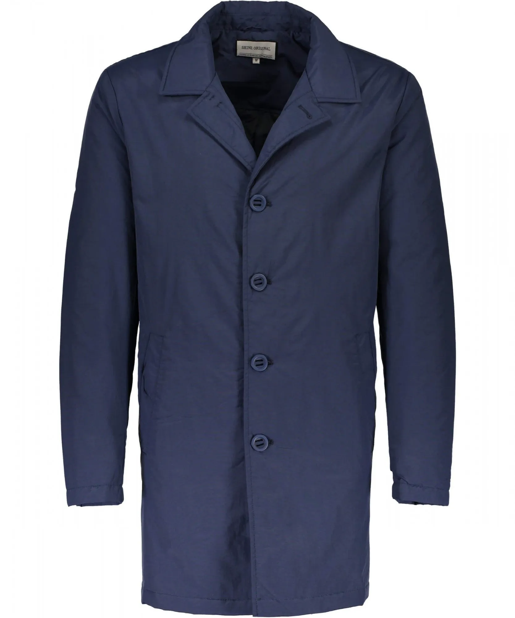 Shine Original Mac Coat Travis Navy