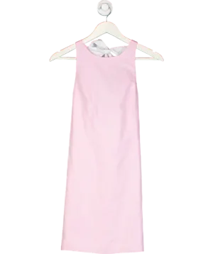Sinead Keary Pink "The Victoria" - Linen Bow Dress UK 6