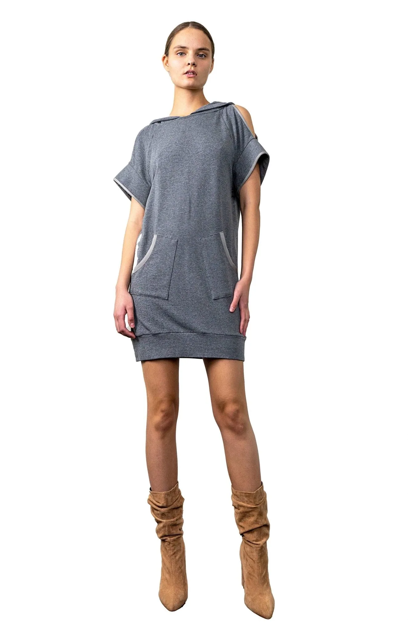 Somi | Urban Lux: Kimono-Sleeve Sweat-Dress