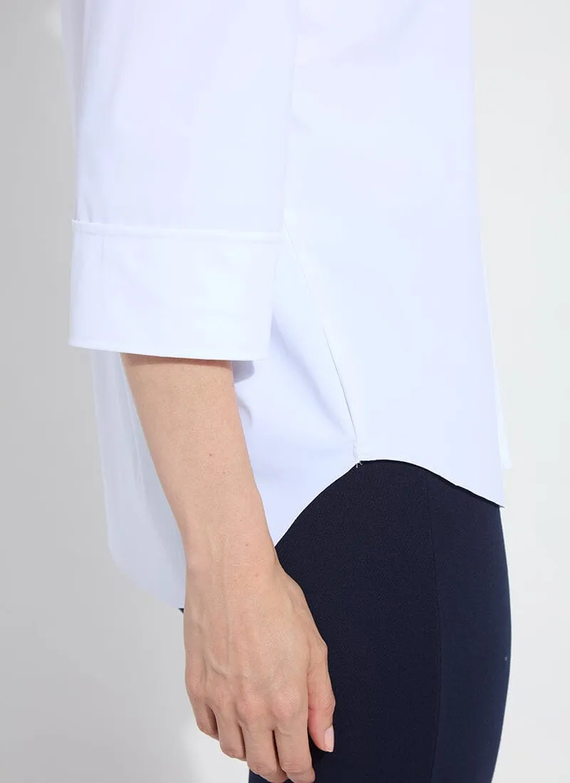 Sophie 3/4 Sleeve Cropped Shirt