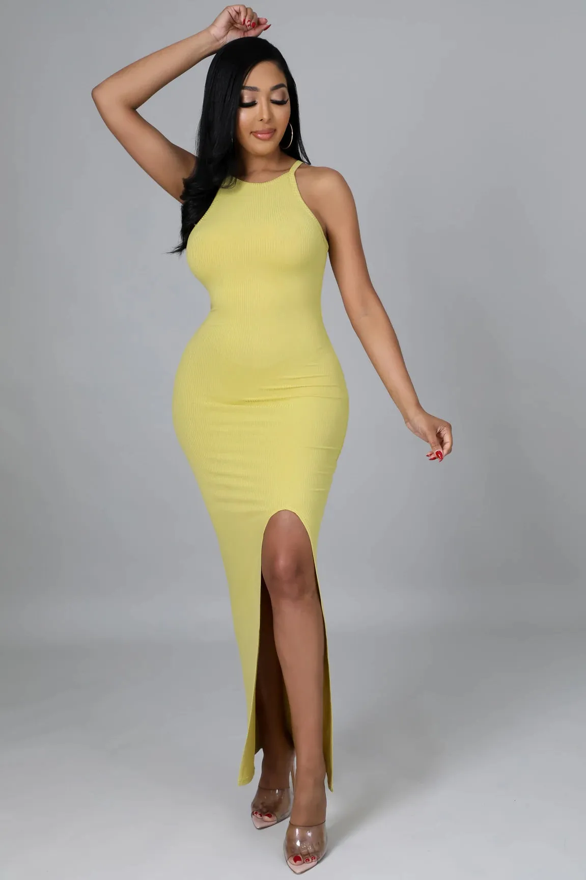SPRING DRESS | LIME