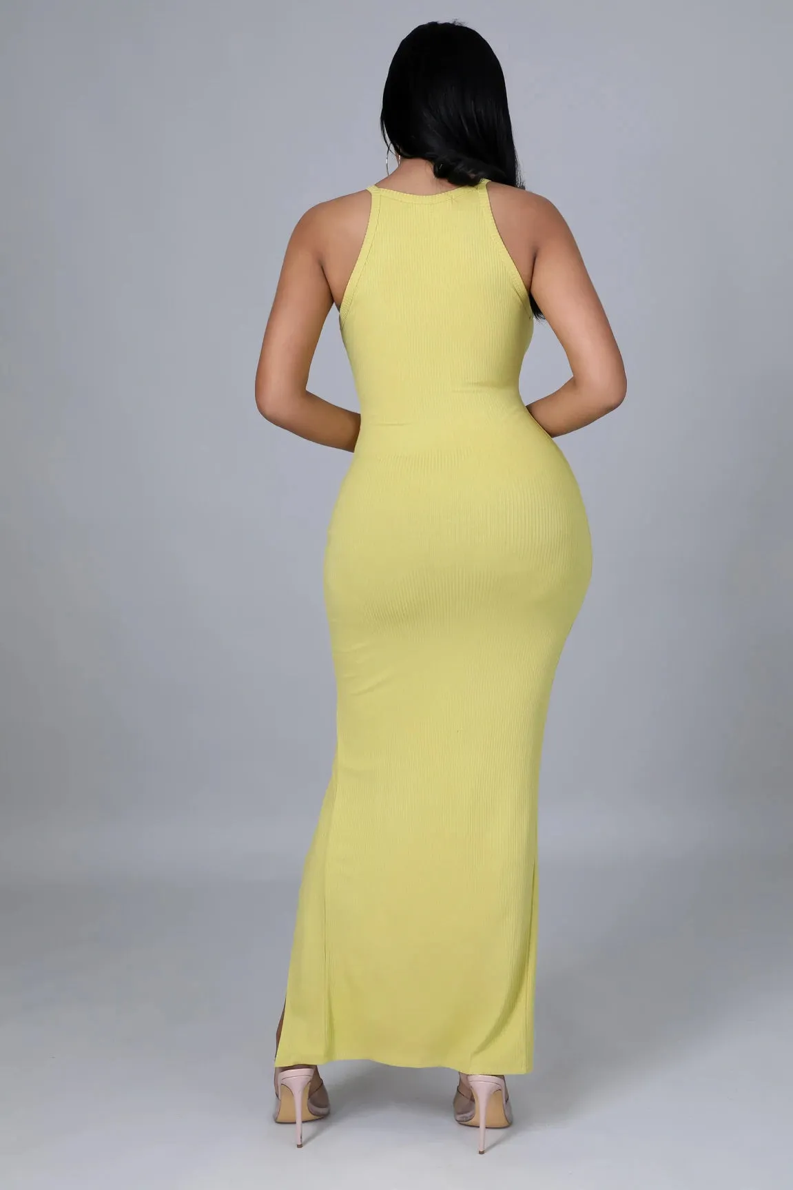 SPRING DRESS | LIME
